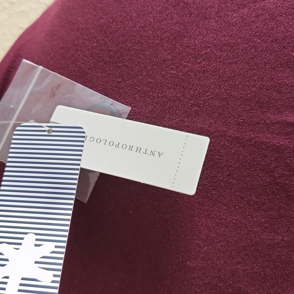 Splendid Burgandy Midi Dress - Picture 5 of 8